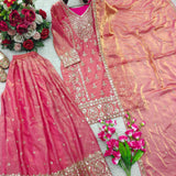 Trending Twill Net Top Sharara