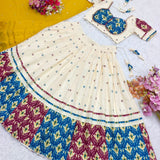 Cream Traditional Cotton Lehenga Choli