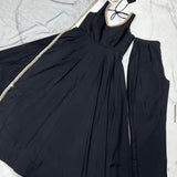 Midnight Grace – Black Anarkali Suit - Size S