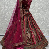 Premium Velvet Wedding Lehenga