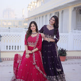 Blooming Ethnic Georgette Lehenga Choli