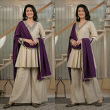 Exclusive Roman Silk Top Sharara