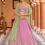 Lavish Wedding Embroidered Lehenga