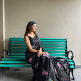 Beautifull Black Sequence Saree