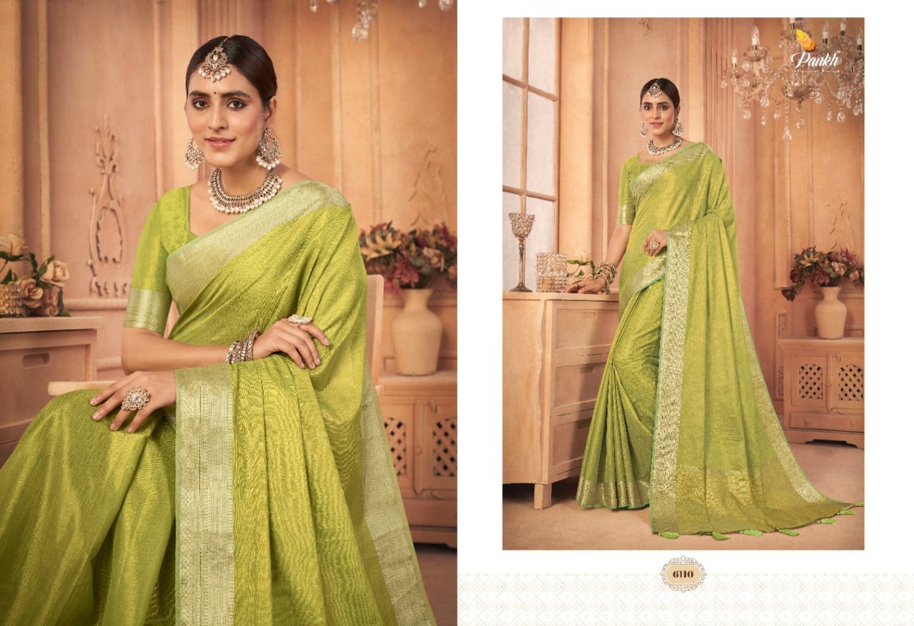 Exclusive tissue silk saree collection