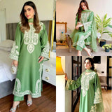 Designer Pakistani Silk Suit