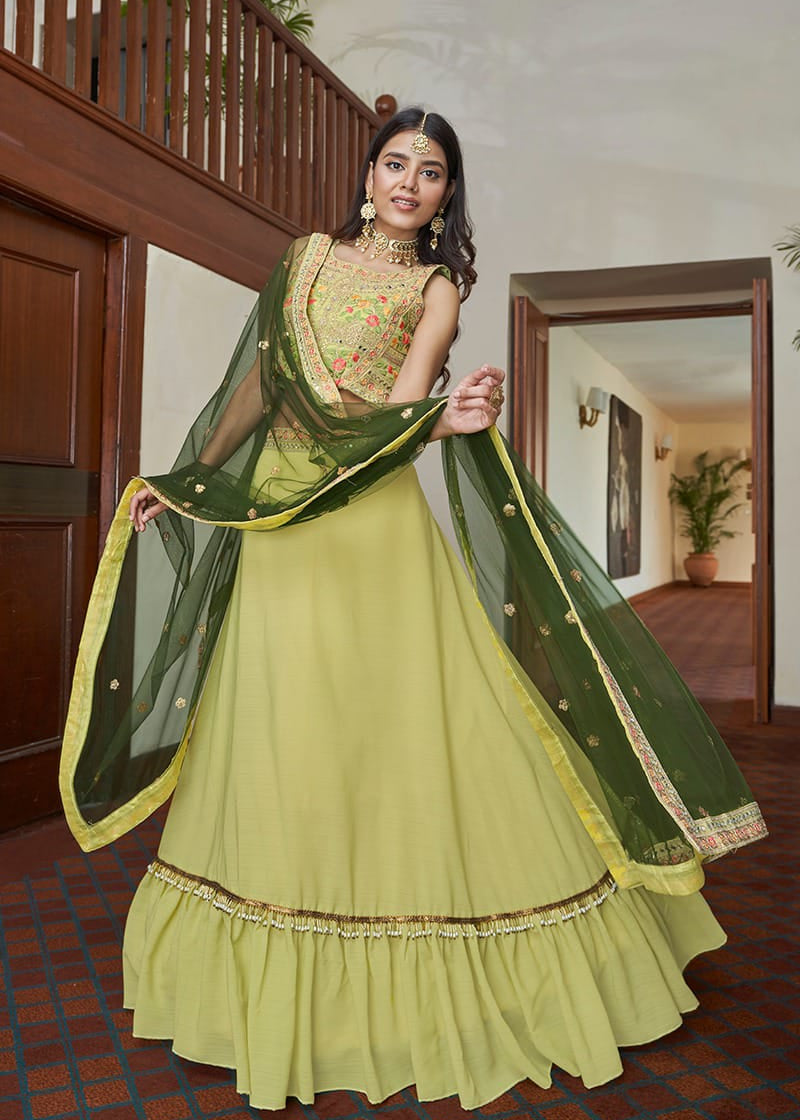 Premium Partywear Lahengha Choli