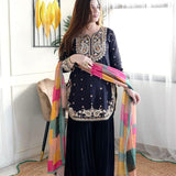 Attractive Party Wear Kurti-Sarara