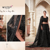 Premium Black Bride Lehenga Choli