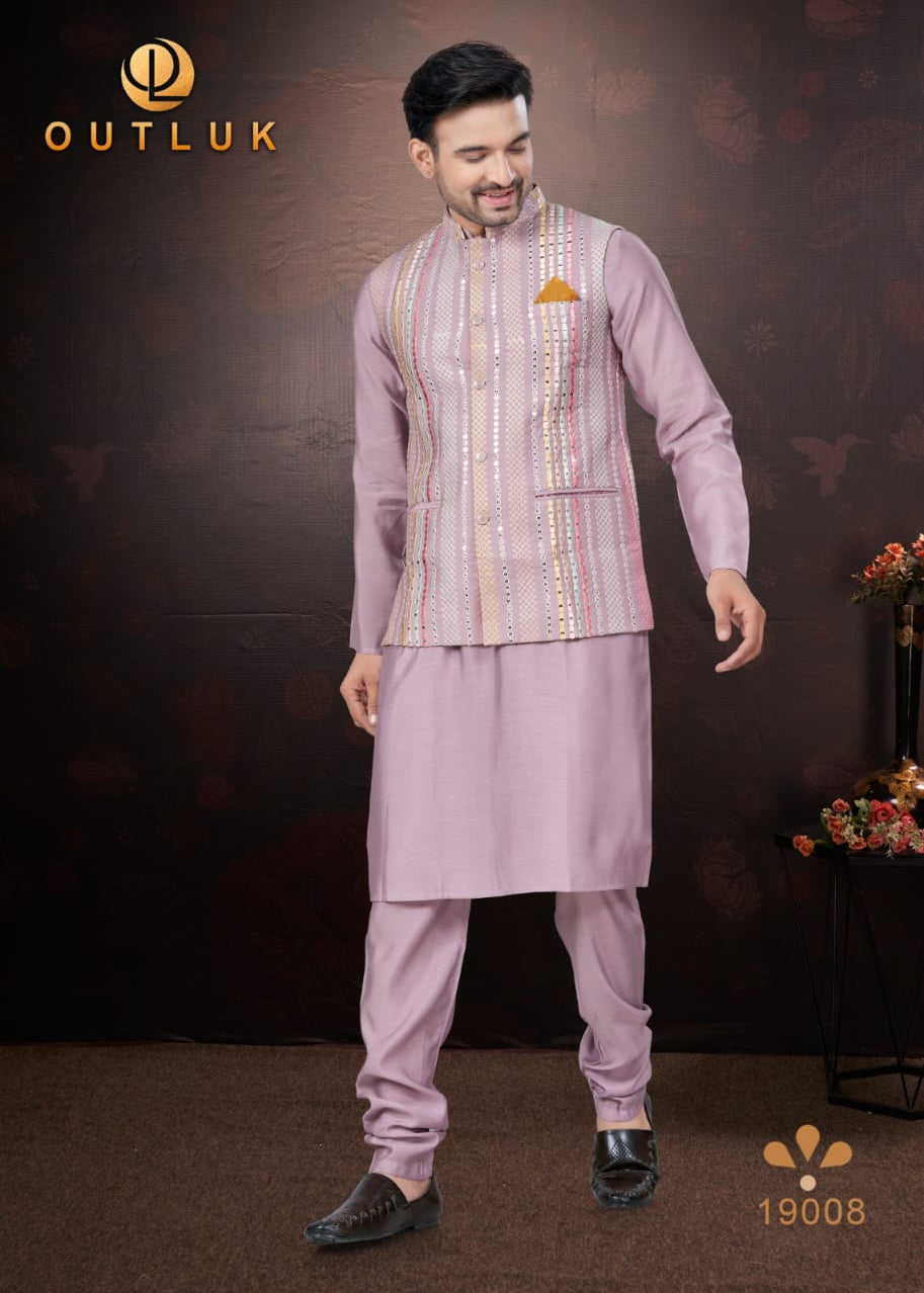 Wedding Modi Jacket Kurta Pajama