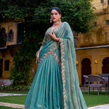 Intricate Floral Embroidered Lehenga