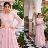 Elegance Georgette Heavy Embroidery Gown