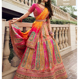 Premium Bridal Wedding Silk Lehenga