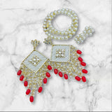 Beautiful Premium Quality Mala And Earrings