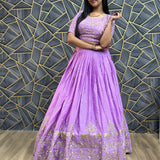 Festival Purple  Lehenga Choli