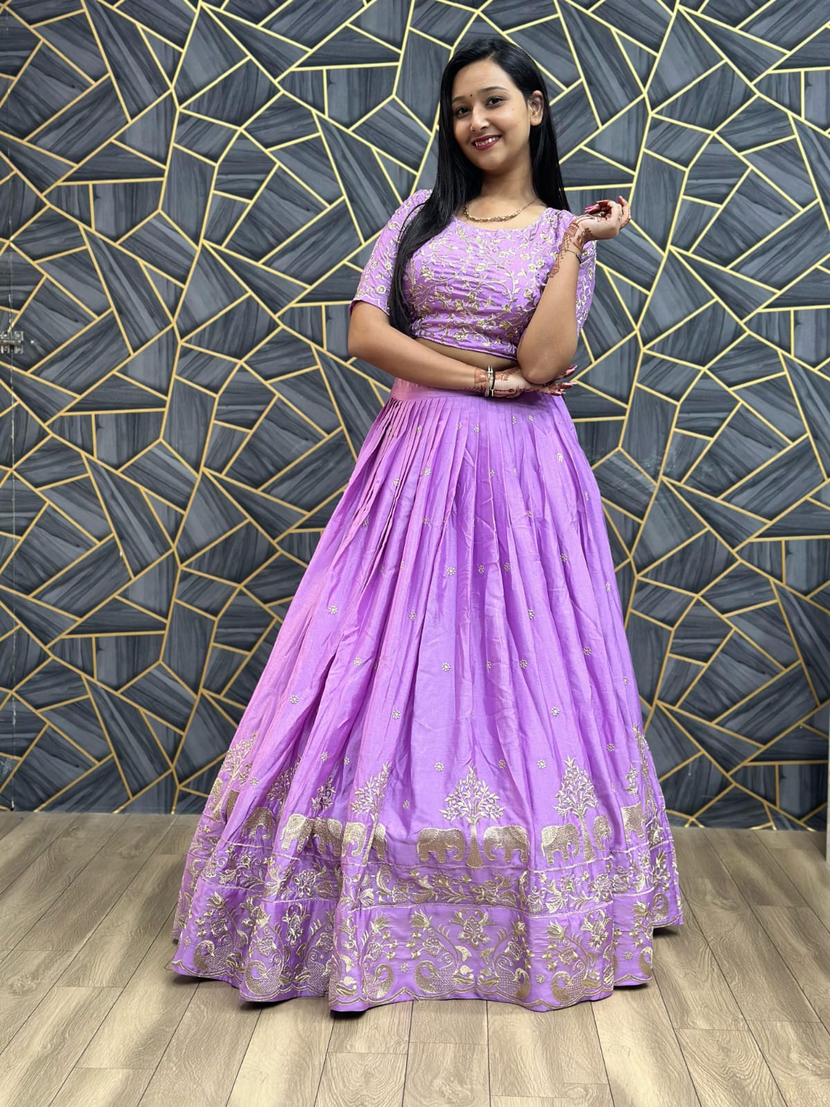 Festival Purple  Lehenga Choli