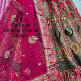 Double dupatta heavy Embroidery work designer Lehengacholi