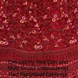 Eye Catch Red Bridal Embroidered Lehenga