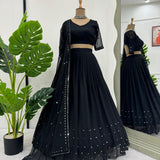 Black Designer Lehenga Choli