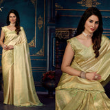 Partywear soft Jacquard silk saree