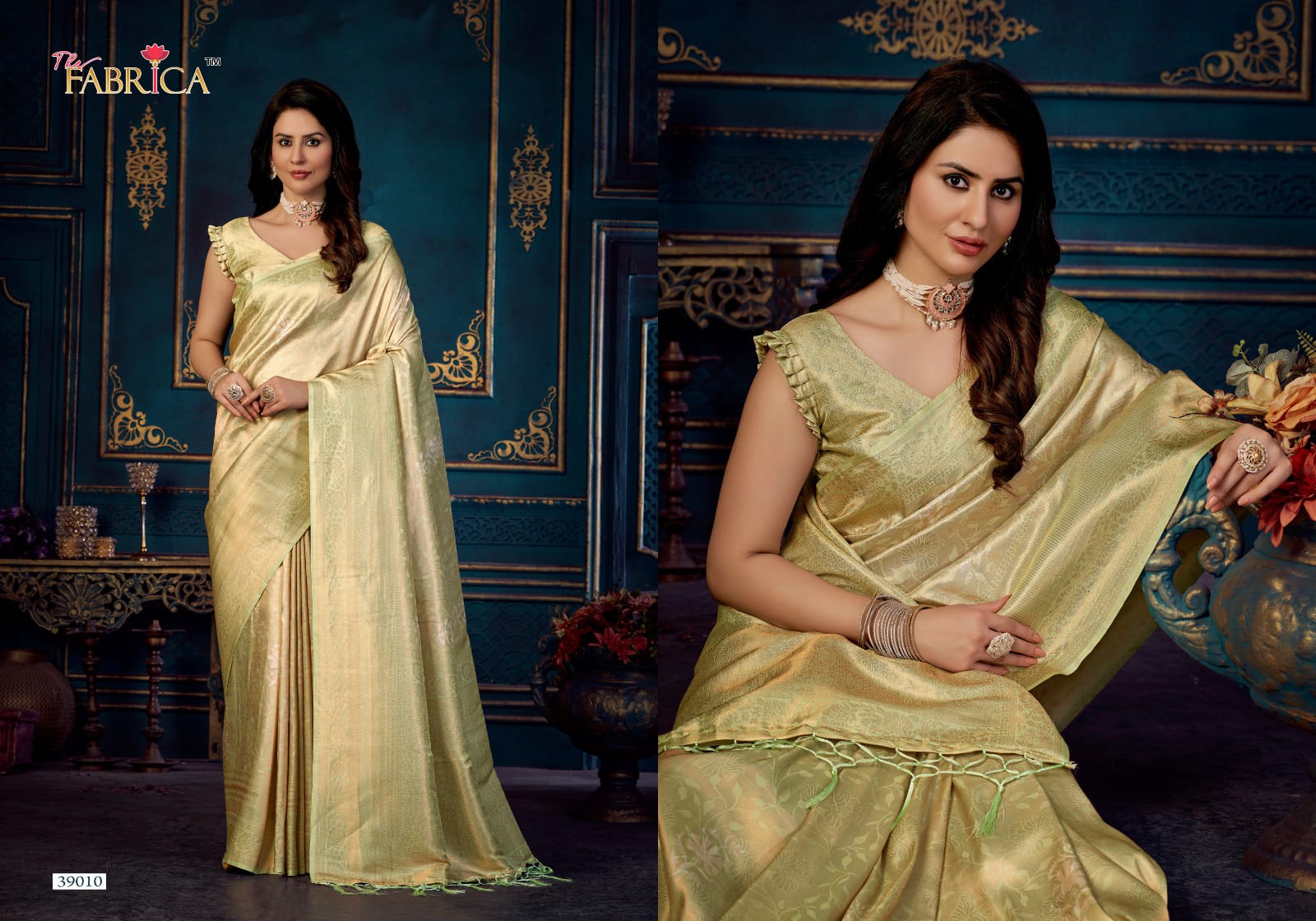 Partywear soft Jacquard silk saree