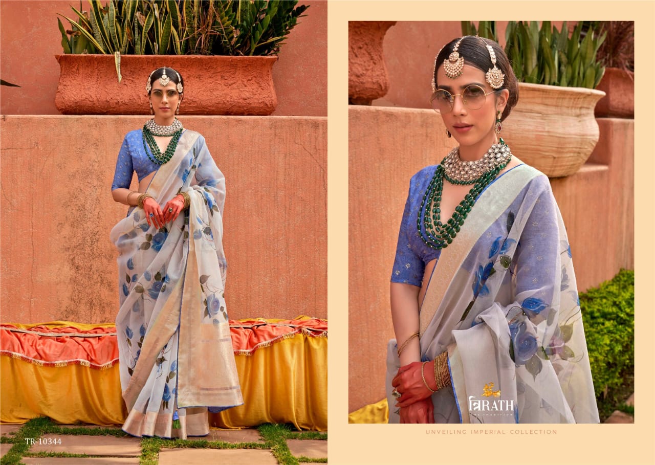 Lightweight Texture Organza Silk Saree