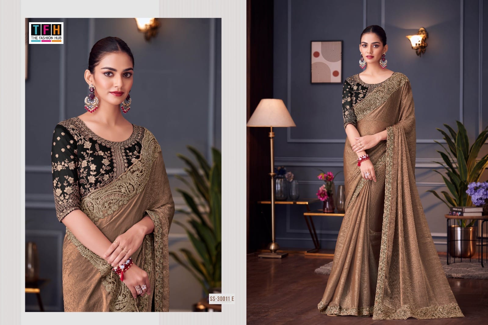 TFH Classic Embroidered Saree