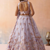 Lavender Adorn Embroidered Lehenga