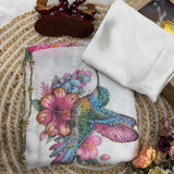 Exclusive White Floral Print Saree