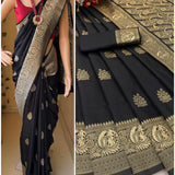 Soft Lichi Silk Saree