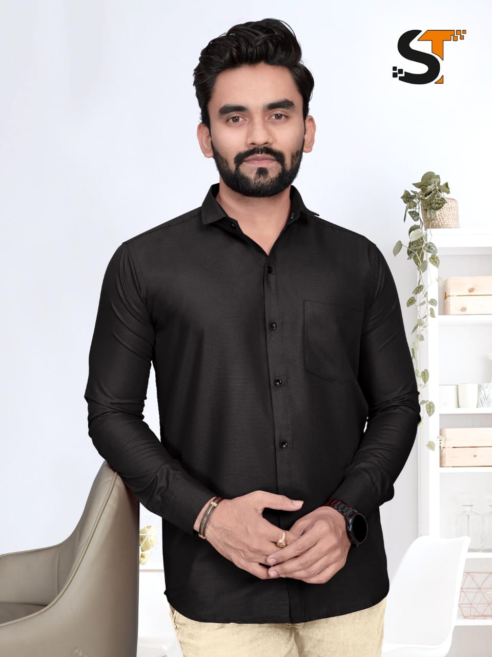 Men's Officewear Heavy Cotton Shirt