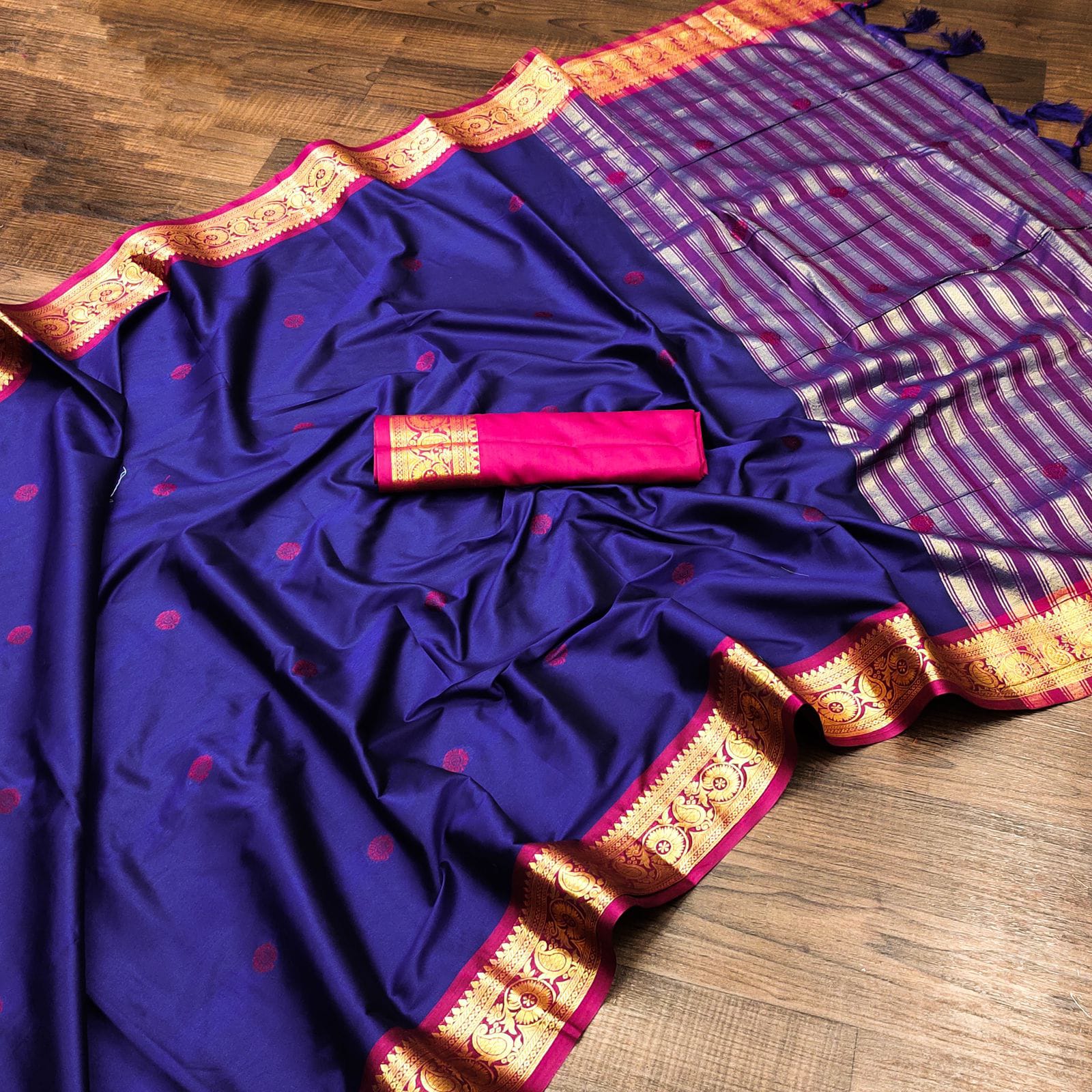 Pure Mercerised Cotton Silk Saree