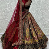 Premium Bridal Velevt Lehenga