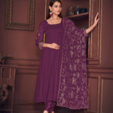 Designer Georgette Straight Suit