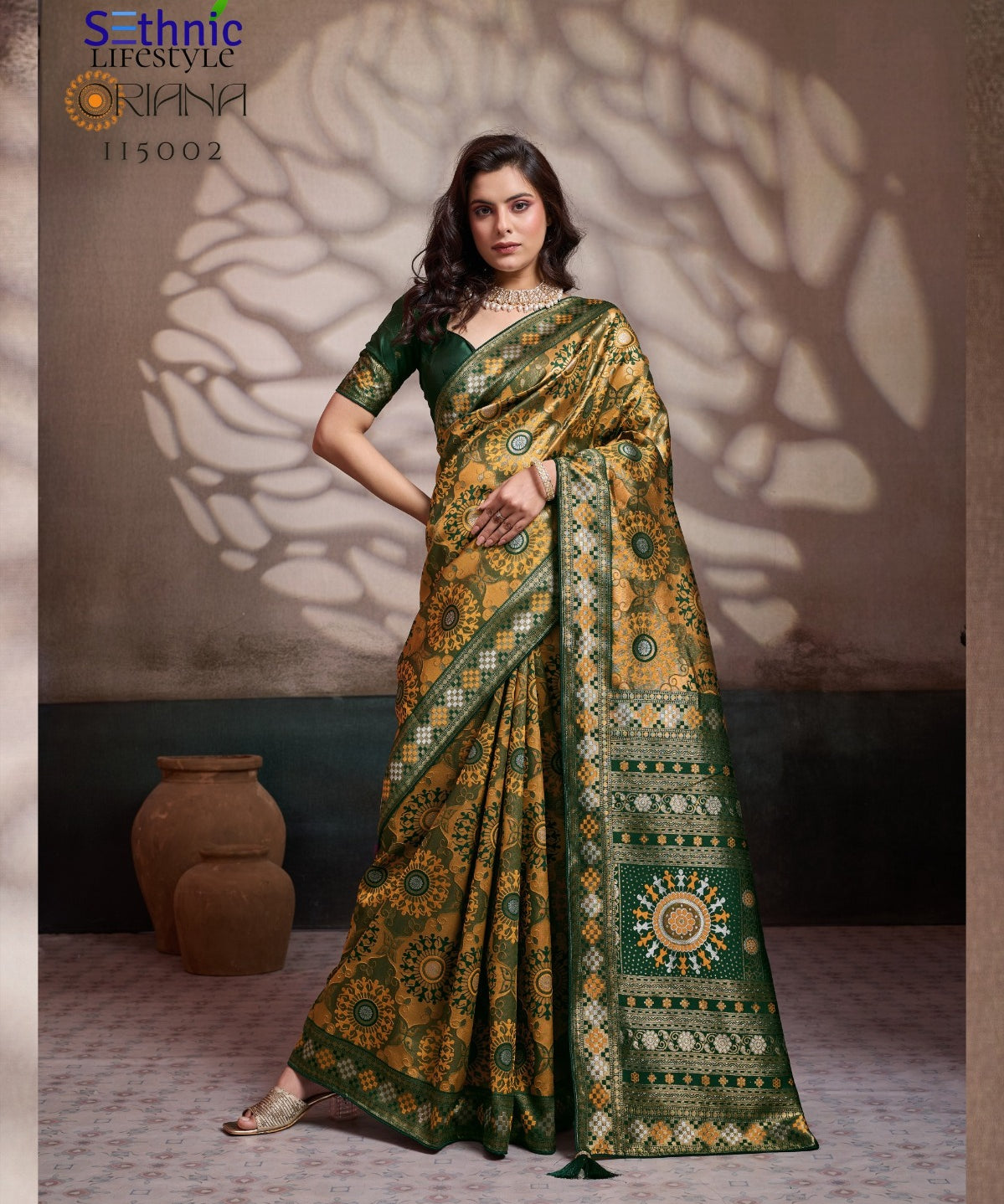 Heritage Meenakari Soft Silk Saree