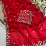 Gaytri Silk Beads Work Saree