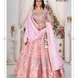 Elegance Bridal Embroidered Lehenga