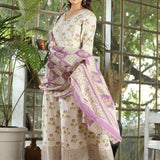 Jaipuri Big SIze Flower Printed Suit