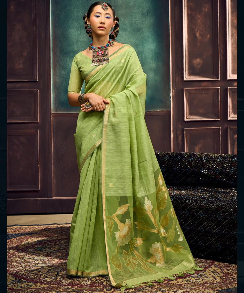 Heer Pure Silk Hand Loom Saree