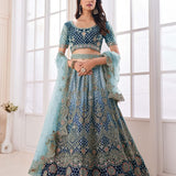 Heavy bridal wedding Lahenga