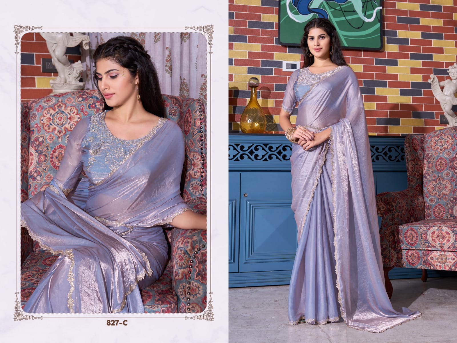 Beautyfull Satin Silk Saree Collection