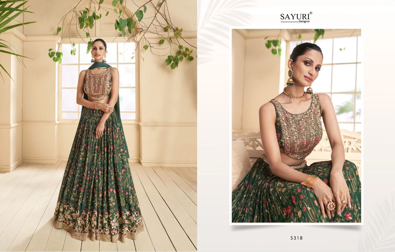 Attractive Embroidered Sequace Lehenga