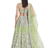 Classy Bridal Georgette Embellished Lehenga