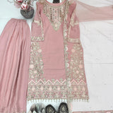 Designer Embroidered Straight Suit