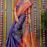 Lichi Silk Zari Woven Saree