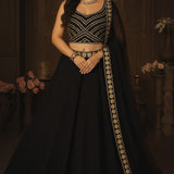 Occasionally Heavy Georgette Lehenga