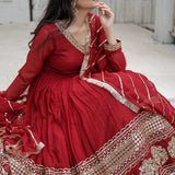 Attractive Booming Anarkali Gown