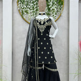 Black Salwar Sharara Collections