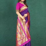 Elegance Pithani Soft SIlk Saree