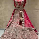 Heavy bridal wedding lahenga